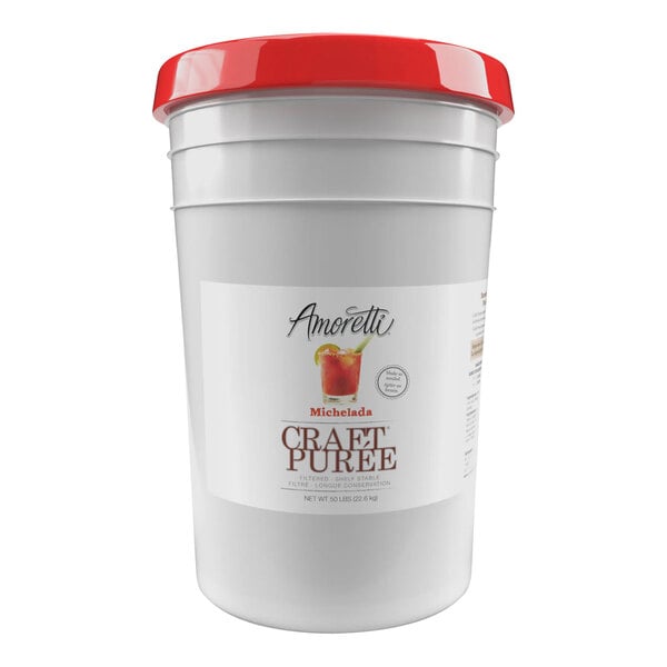 Amoretti Michelada Craft Puree 6 Gallon (50 lb.)
