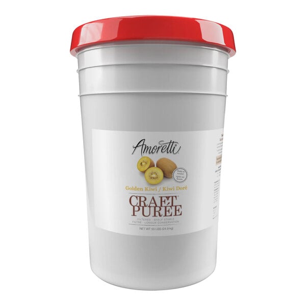 Amoretti Golden Kiwi Craft Puree 6 Gallon (55 lb.)