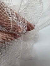 Polyamide Mesh White Stretch