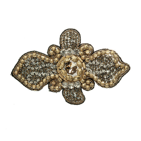 Gold/Silver Beaded Applique