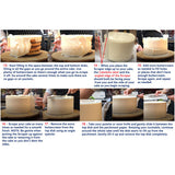 CakeSafe Set of 2 Round Acrylic Discs, 6.5" with Center Hole