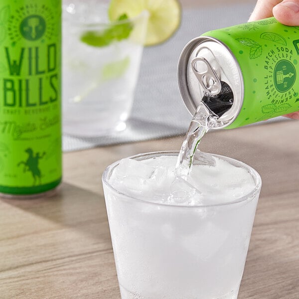 Wild Bill's Craft Beverage Co. Mojito Soda 12 fl. oz. - 12/Case