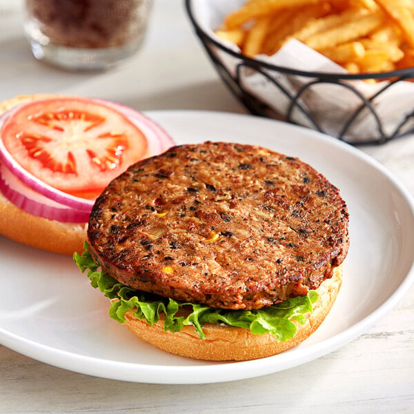 Gardein Black Bean Veggie Burger 4.2 oz. - 48/Case