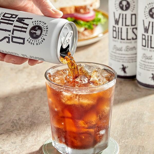 Wild Bill's Craft Beverage Co. Root Beer Soda 12 fl. oz. - 12/Case