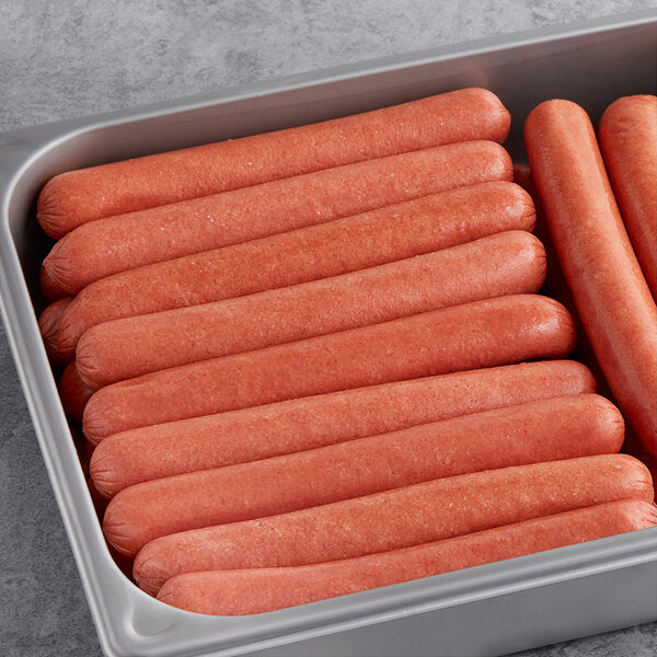 Vienna Beef 7" 5/1 Skinless Beef Frank - 50/Case
