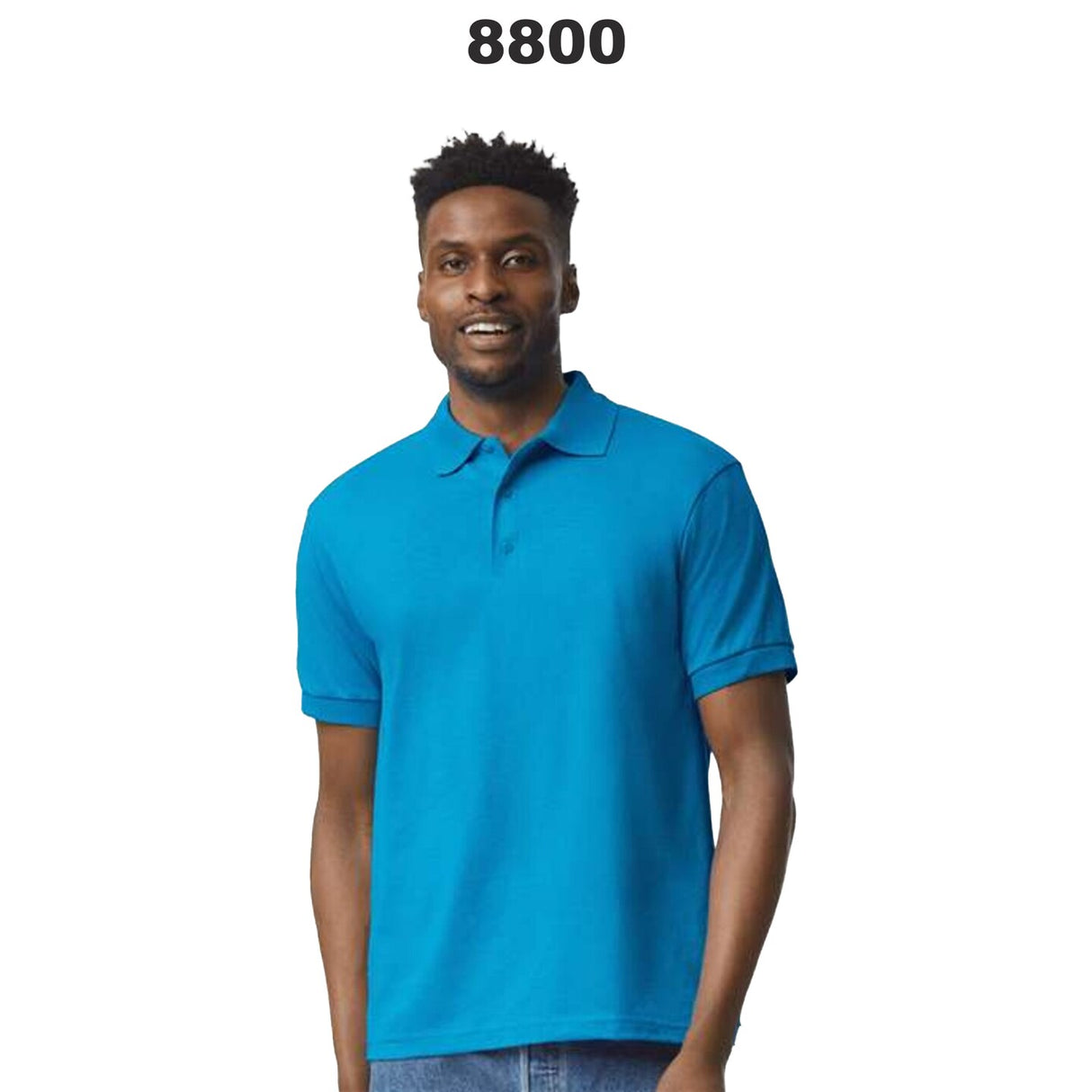 Gildan® DryBlend Collared Neck Short Sleeve Jersey Polo