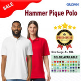 Gildan® Hammer Pique Polo Short Sleeve T-Shirt