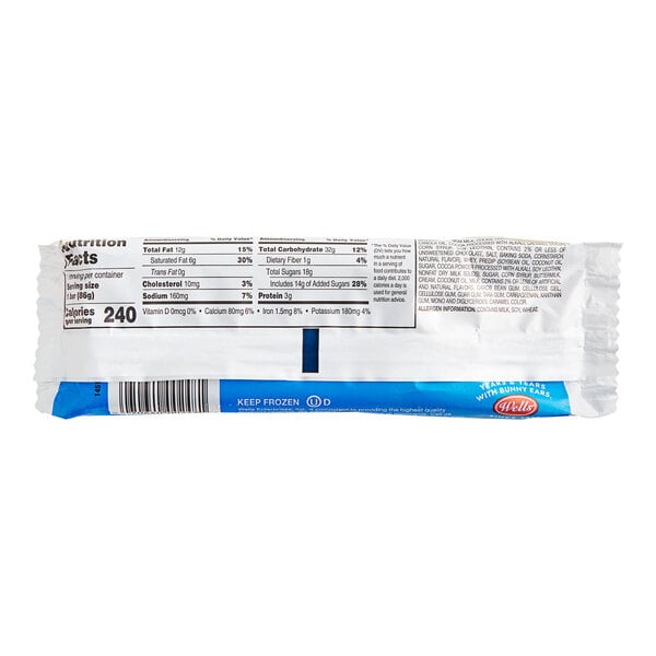 Blue Bunny Cookies 'n Cream Frozen Dessert Bar 4 oz. - 24/Case