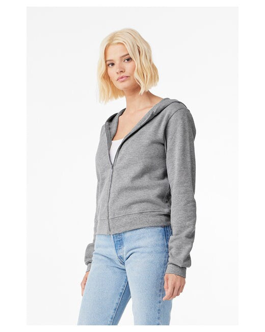 Bella + Canvas® Sponge Fleece Full Zip Hooded Sweatshirt