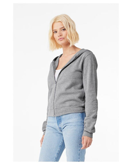 BELLA CANVAS full zip fleece hoodie