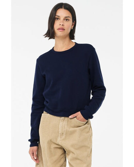 Sudadera clásica con cuello redondo para mujer Bella + Canvas®