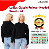 Bella + Canvas® Classic Pullover Hooded Sweatshirt