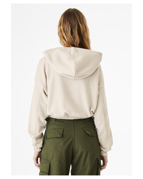 BELLA CANVAS women's fleece cinched hoodie
