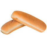 Hauswald Frozen 6" Sliced Hot Dog Bun 8-Pack - 16/Case