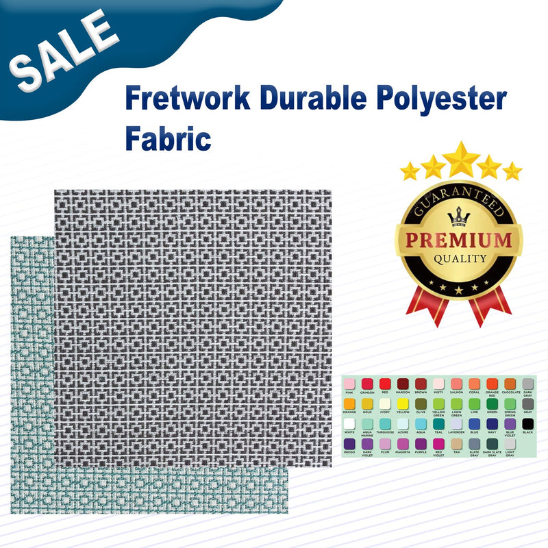 1 Yard Fretwork Durable Polyester Fabric 54" Wide