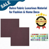 1 Yard Dulce Fabric Luxurious Material for Fashion & Home Deco