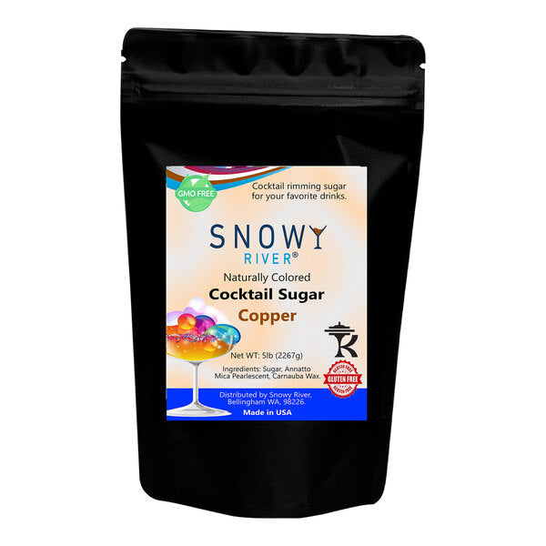Snowy River Copper Cocktail Rimming Sugar 5 lb.