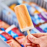 Blue Ribbon Orange Dream Ice Cream Bar 3 oz. - 48/Case