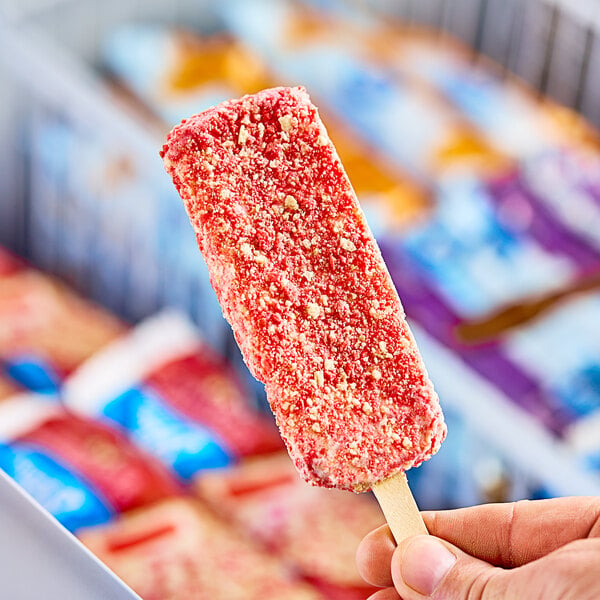 Blue Bunny Strawberry Shortcake Frozen Dessert Bar 4 oz. - 24/Case