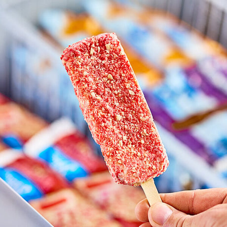 Blue Bunny Strawberry Shortcake Frozen Dessert Bar 4 oz. - 24/Case