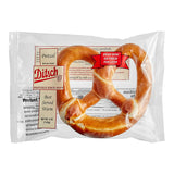 Ditsch Authentic German Individually Wrapped Soft Pretzel with Salt Packet 5 oz. - 33/Case
