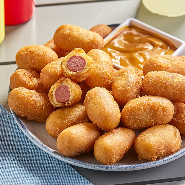 State Fair Classic Mini Corn Dogs 0.6 oz. - 240/Case