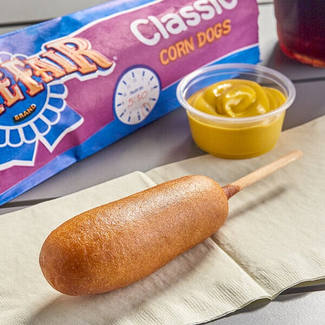 State Fair Classic Corn Dog with Bag 2.6 oz. - 36/Case