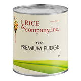 I. Rice Premium Hot Fudge Dessert / Sundae Topping #10 Can - 6/Case