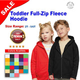 RADYAN® Toddler Full Zip Fleece Hoodie - 3346