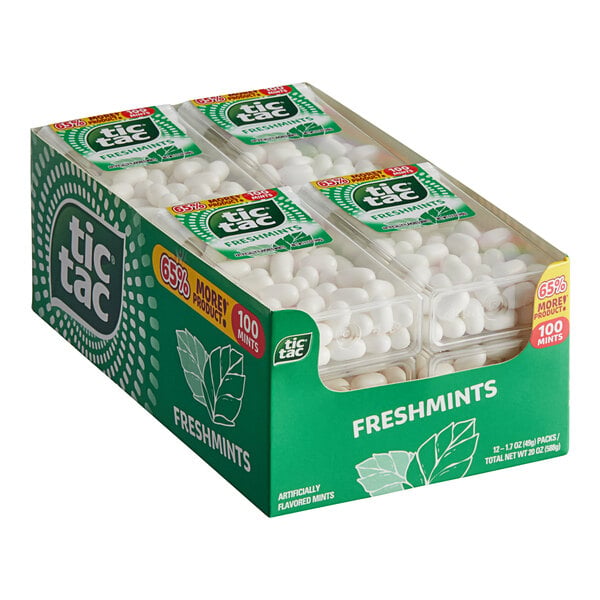Tic Tac Freshmints 100-Count Pack - 288/Case