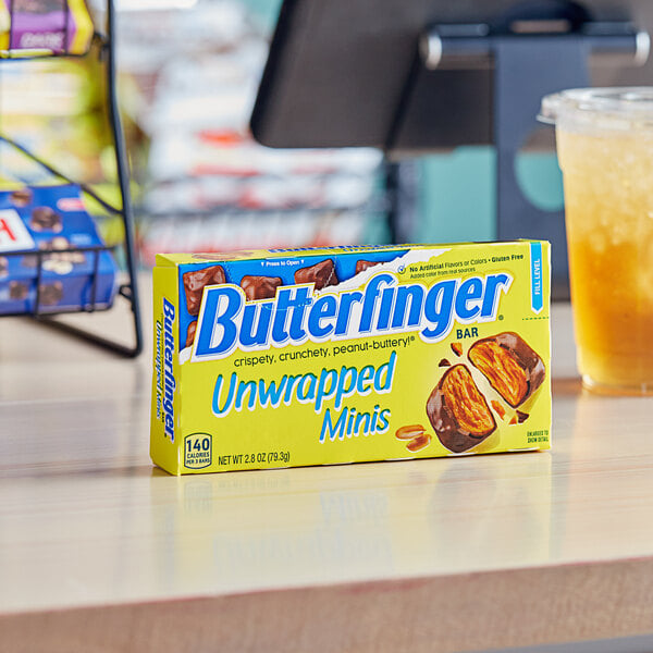 Butterfinger Minis Candy Bar Box 2.8 oz. - 9/Case