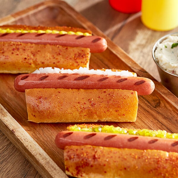 Vienna Beef 6" 10/1 Skinless Beef Frank - 100/Case