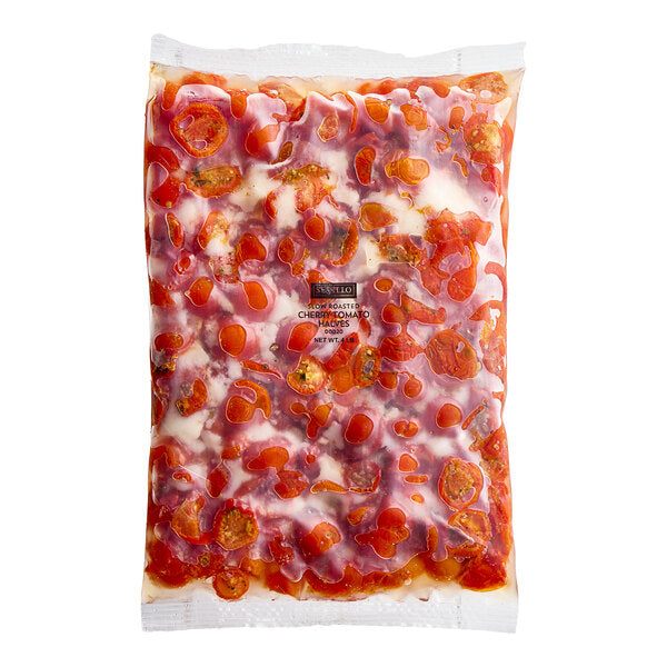 Sevillo Fine Foods Slow-Roasted Cherry Tomato Halves 4 lb. - 2/Case