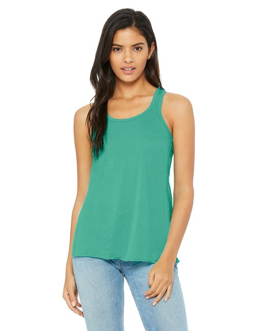 BELLA + CANVAS® Women's Flowy Racerback Crew Neck Tank - 8800