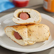 Benny's Bagel Dogs Beef Bagel Dog 5 oz. - 12/Case