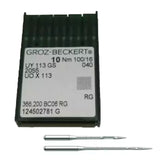 10 Pieces GROZ-BECKERT UY 113 GS 2055 Chromium Sewing Machine Needles