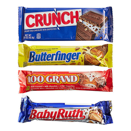 Ferrero Full Size Candy Bar Variety Pack - 72/Case