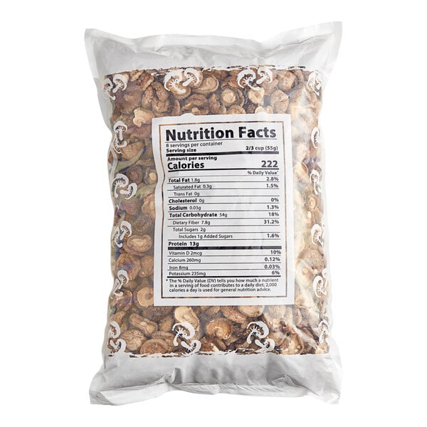 Kari-Out Company Dried Shiitake Mushrooms 5 lb. - 6/Case