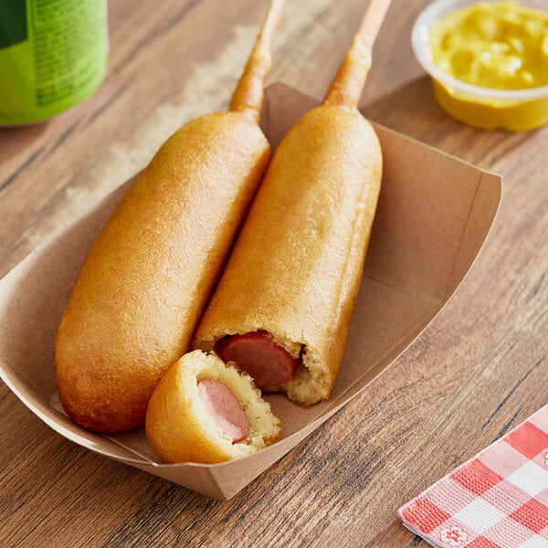 Vienna Beef 3.25 oz. Corn Dog - 24/Case