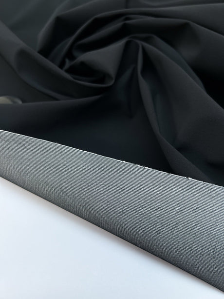 Black Polyamide Elastane Woven
