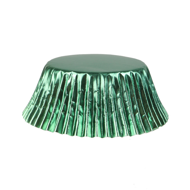 Green Foil Cupcake Liners, 2" Dia. x 1 1/4" High, Pack of 500