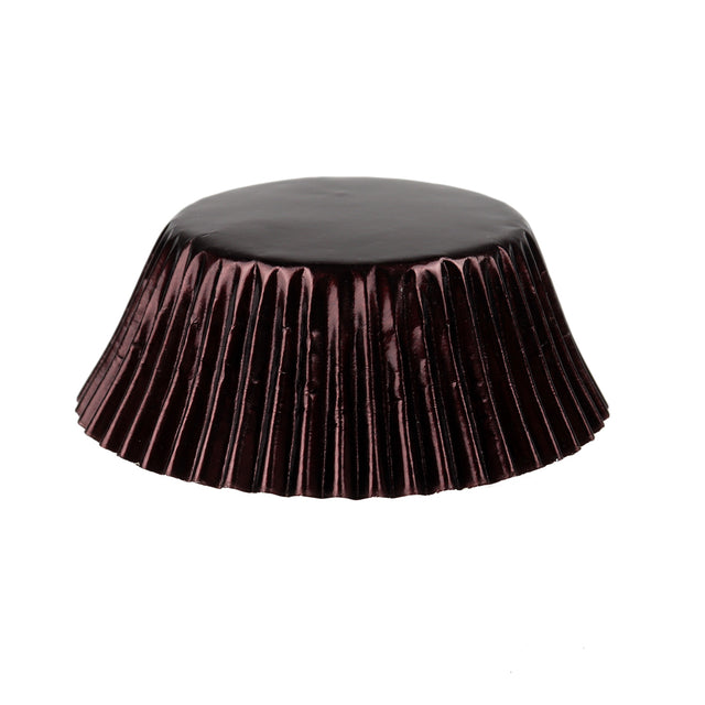 Brown Foil Cupcake Liners, 2" Dia. x 1 1/4" High, Pack of 500