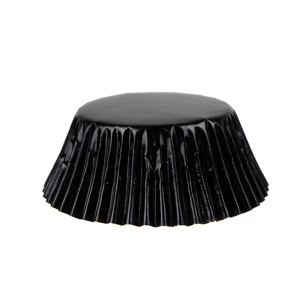 Black Foil Cupcake Liners, 2" Dia. x 1 1/4" High, Pack of 500