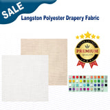 1 Yard Langston Polyester Drapery Fabric