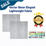 1 Yard Vector Sheer Elegant Lightweight Fabric