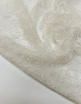 White Shade Floral Lace Polyamide Viscose