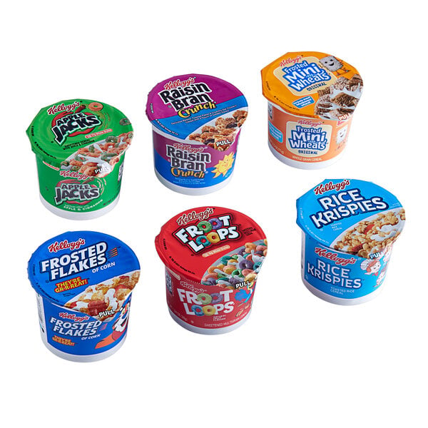 Kellogg's Favorite Cereal Cup Assortment 1.95 oz. - 60/Case