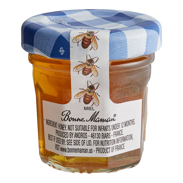 Bonne Maman Honey 1 oz. Mini Jar - 60/Case