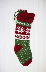 21” Cable Knit Sweater Stocking