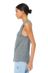 BELLA + CANVAS® Women’s Jersey Crewneck Muscle Tank